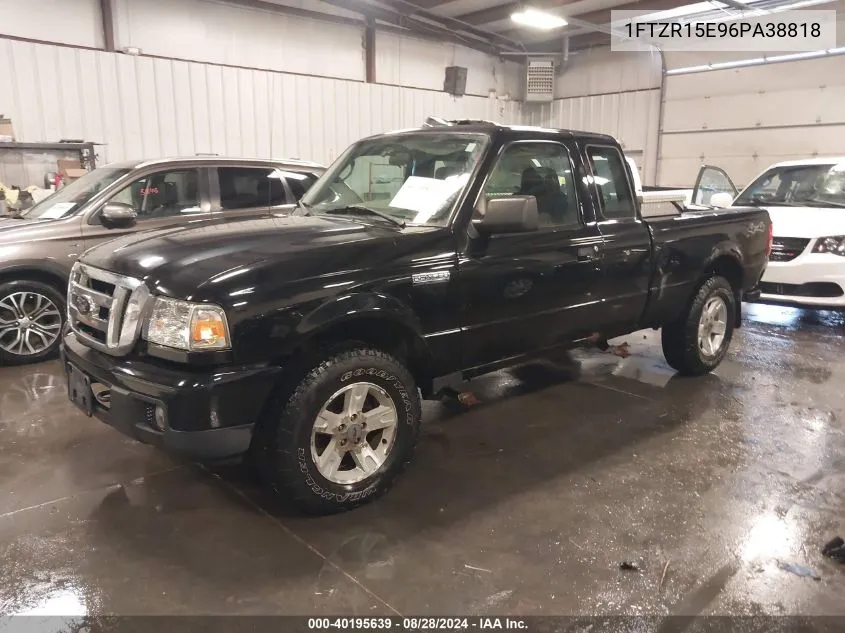 2006 Ford Ranger Fx4 Off-Road/Sport/Xl/Xlt VIN: 1FTZR15E96PA38818 Lot: 40195639