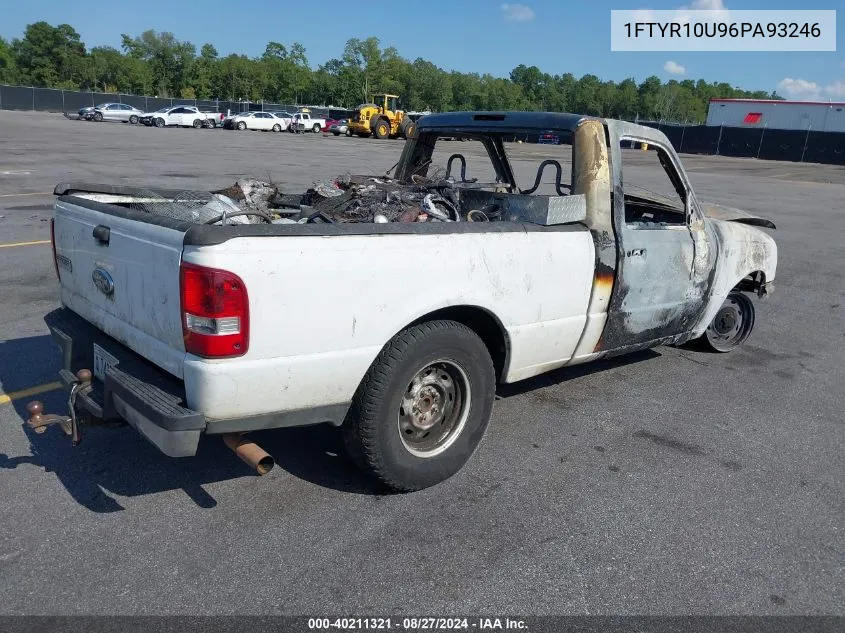 2006 Ford Ranger VIN: 1FTYR10U96PA93246 Lot: 40211321