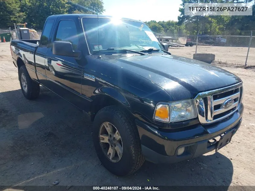 2006 Ford Ranger Fx4 Off-Road/Sport/Xl/Xlt VIN: 1FTZR15E26PA27627 Lot: 40248107