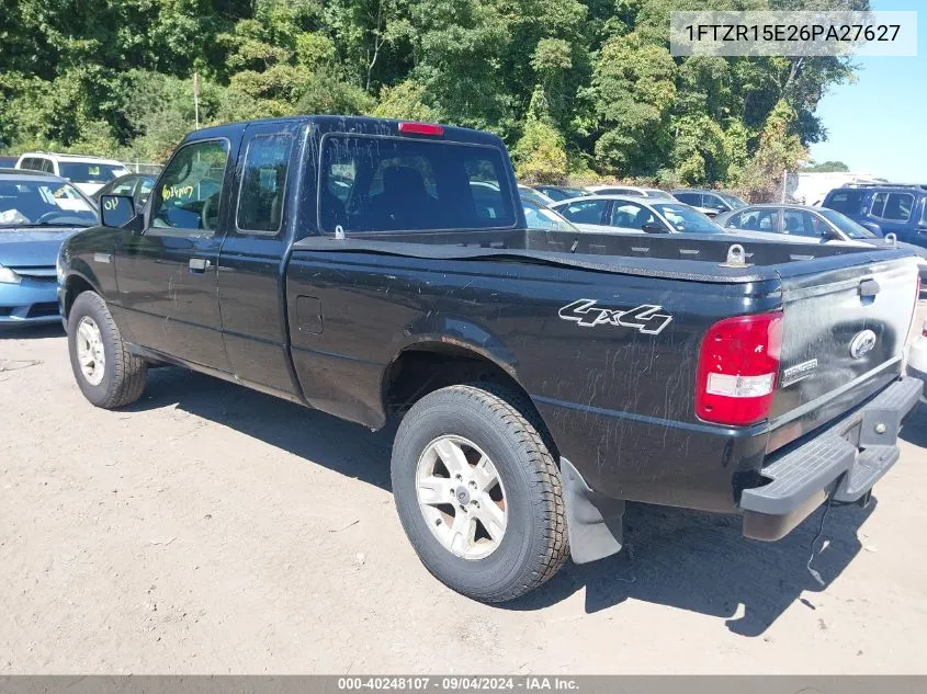 2006 Ford Ranger Fx4 Off-Road/Sport/Xl/Xlt VIN: 1FTZR15E26PA27627 Lot: 40248107