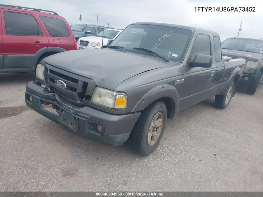 1FTYR14U86PA73452 2006 Ford Ranger Sport/Stx/Xl/Xlt