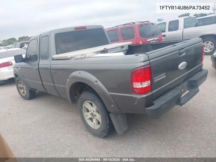 1FTYR14U86PA73452 2006 Ford Ranger Sport/Stx/Xl/Xlt