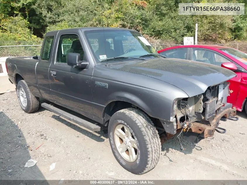 2006 Ford Ranger Fx4 Off-Road/Sport/Xl/Xlt VIN: 1FTYR15E66PA38660 Lot: 40300637