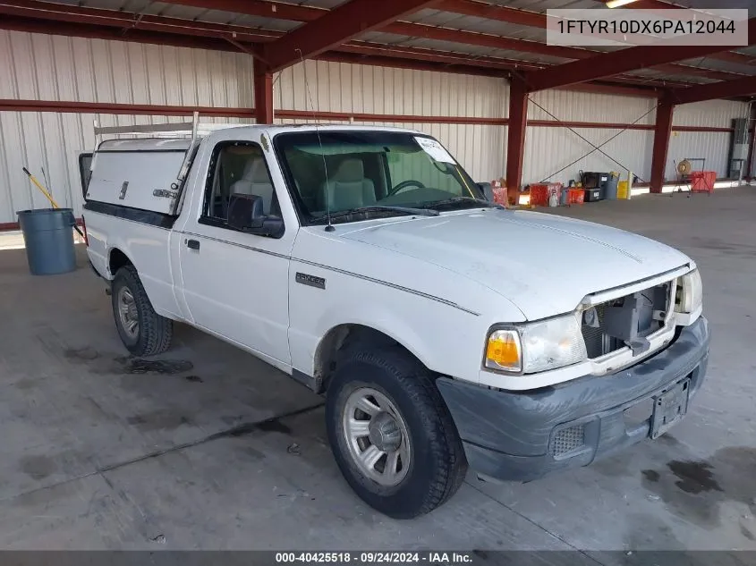 2006 Ford Ranger Xl/Xlt VIN: 1FTYR10DX6PA12044 Lot: 40425518