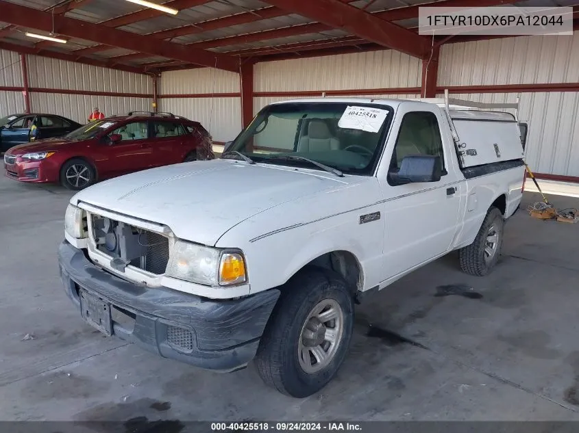 2006 Ford Ranger Xl/Xlt VIN: 1FTYR10DX6PA12044 Lot: 40425518