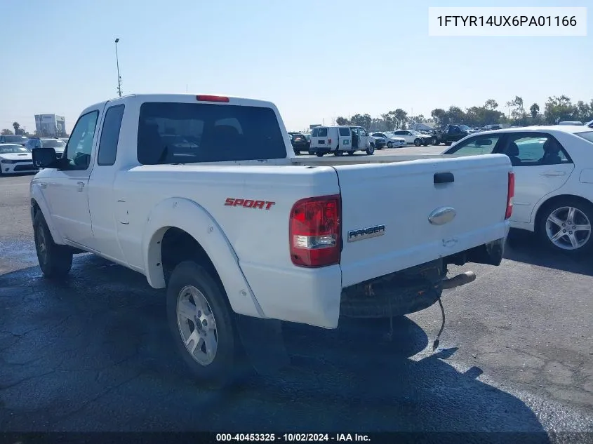 2006 Ford Ranger Sport/Stx/Xl/Xlt VIN: 1FTYR14UX6PA01166 Lot: 40453325