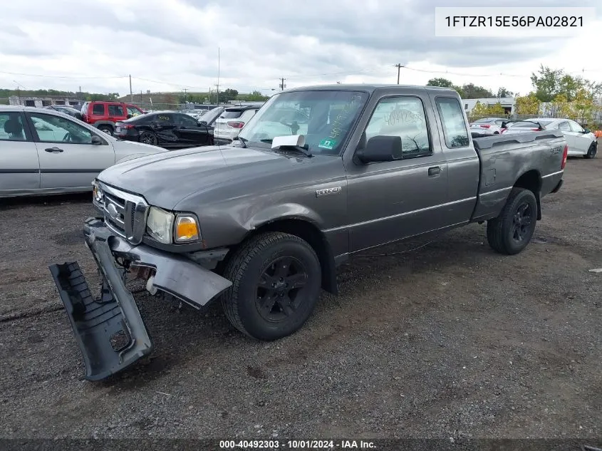 2006 Ford Ranger Fx4 Off-Road/Sport/Xl/Xlt VIN: 1FTZR15E56PA02821 Lot: 40492303