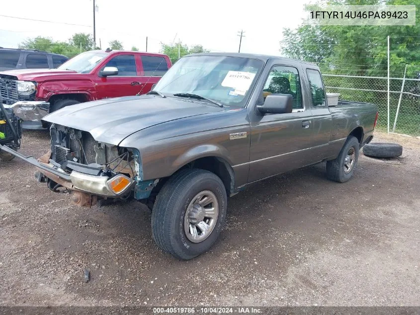 2006 Ford Ranger Sport/Stx/Xl/Xlt VIN: 1FTYR14U46PA89423 Lot: 40519786