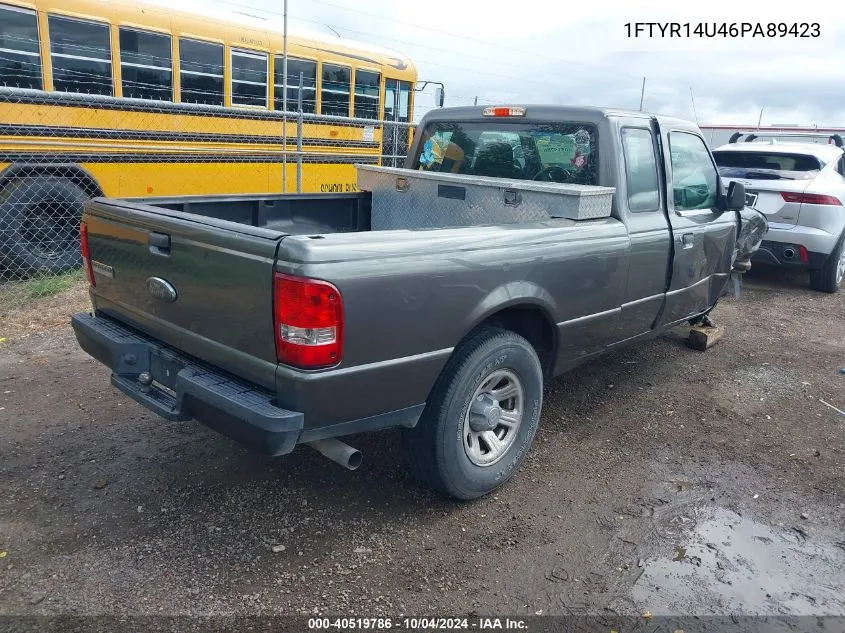 2006 Ford Ranger Sport/Stx/Xl/Xlt VIN: 1FTYR14U46PA89423 Lot: 40519786