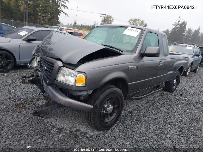 2006 Ford Ranger Sport/Stx/Xlt VIN: 1FTYR44EX6PA08421 Lot: 40525773