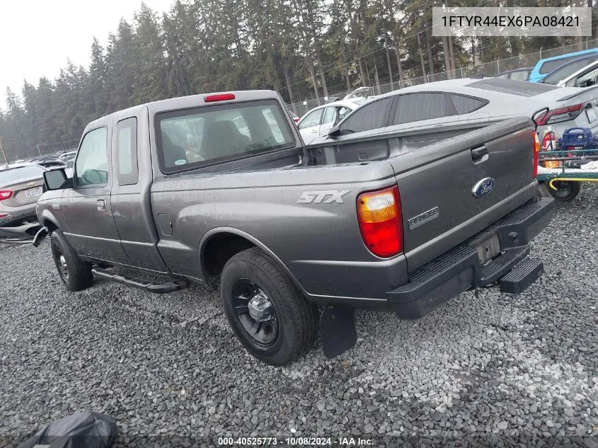 2006 Ford Ranger Sport/Stx/Xlt VIN: 1FTYR44EX6PA08421 Lot: 40525773