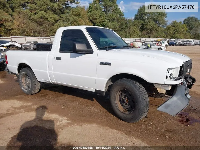 2006 Ford Ranger VIN: 1FTYR10UX6PA57470 Lot: 40580358