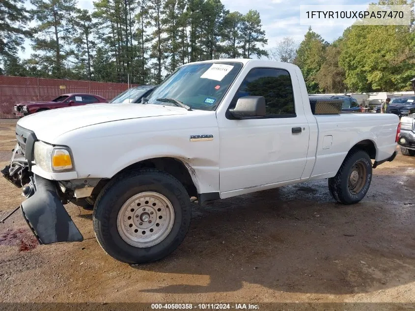 2006 Ford Ranger VIN: 1FTYR10UX6PA57470 Lot: 40580358