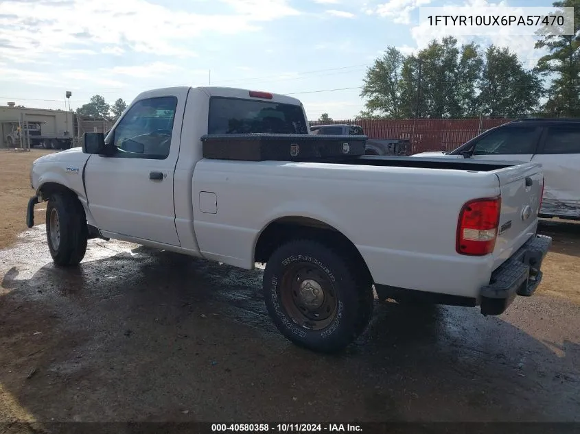 2006 Ford Ranger VIN: 1FTYR10UX6PA57470 Lot: 40580358