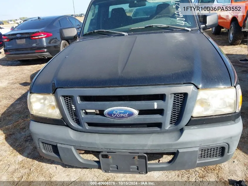 2006 Ford Ranger Xl/Xlt VIN: 1FTYR10D36PA53552 Lot: 40606375