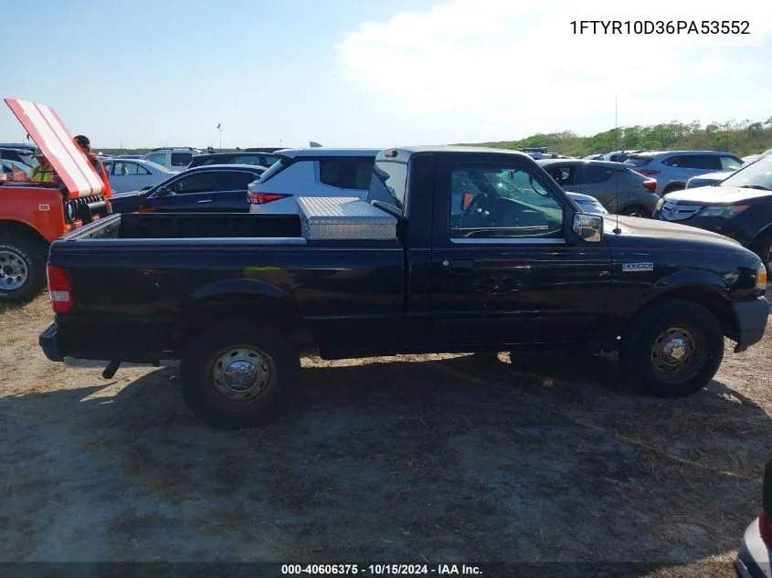 2006 Ford Ranger Xl/Xlt VIN: 1FTYR10D36PA53552 Lot: 40606375