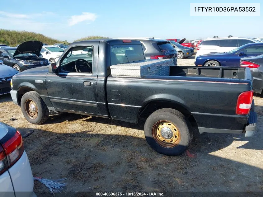 2006 Ford Ranger Xl/Xlt VIN: 1FTYR10D36PA53552 Lot: 40606375