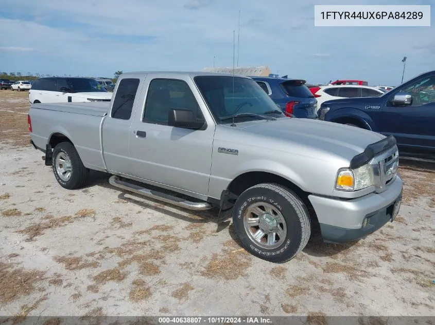 2006 Ford Ranger Sport/Stx/Xlt VIN: 1FTYR44UX6PA84289 Lot: 40638807