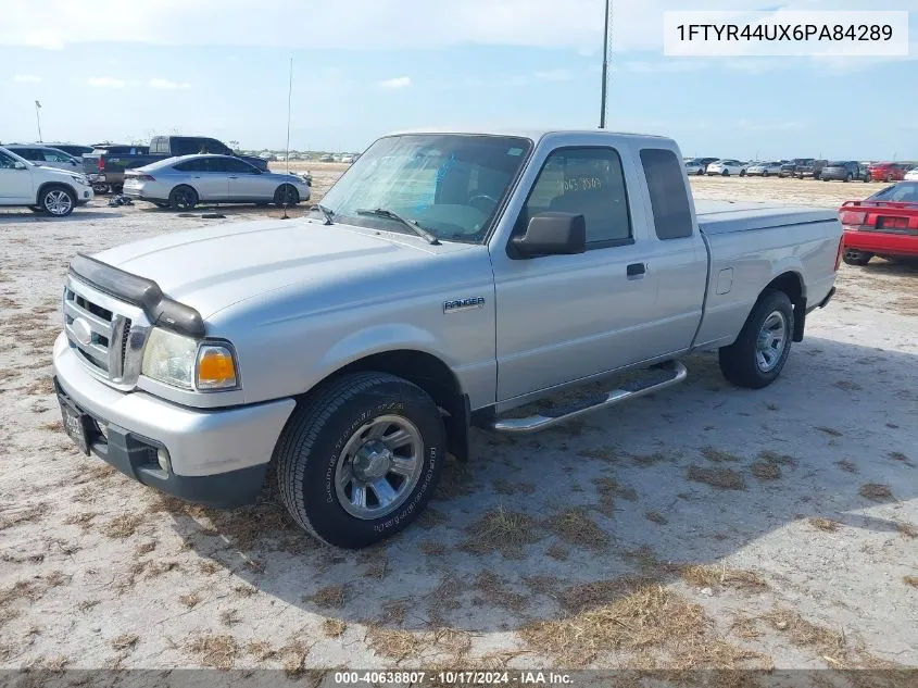 2006 Ford Ranger Sport/Stx/Xlt VIN: 1FTYR44UX6PA84289 Lot: 40638807