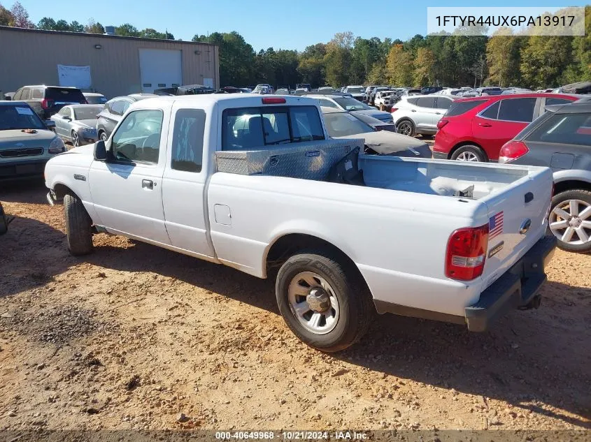 2006 Ford Ranger Sport/Stx/Xlt VIN: 1FTYR44UX6PA13917 Lot: 40649968