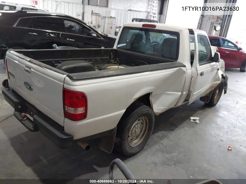 2006 Ford Ranger Xl/Xlt VIN: 1FTYR10D16PA23630 Lot: 40699863