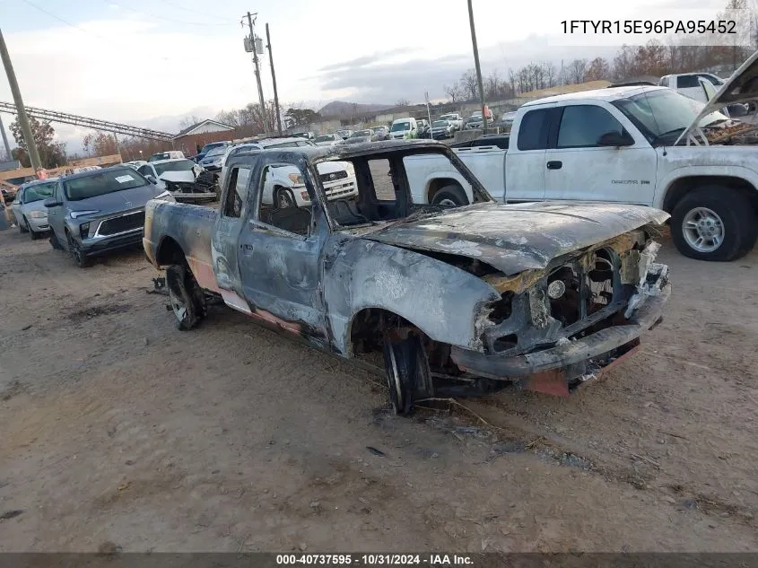 2006 Ford Ranger Fx4 Off-Road/Sport/Xl/Xlt VIN: 1FTYR15E96PA95452 Lot: 40737595