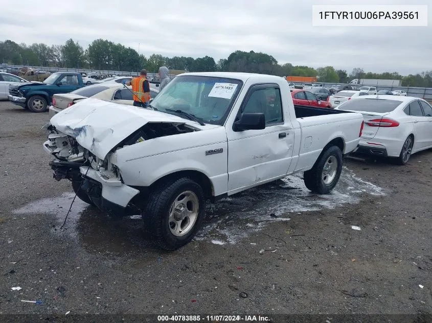 2006 Ford Ranger Sport/Stx/Xl/Xlt VIN: 1FTYR10U06PA39561 Lot: 40783885