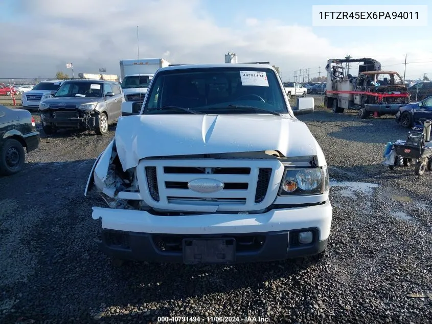 2006 Ford Ranger Fx4 Level Ii/Fx4 Off-Road/Sport/Xlt VIN: 1FTZR45EX6PA94011 Lot: 40791494