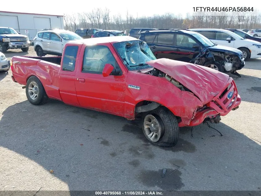 2006 Ford Ranger Sport/Stx/Xlt VIN: 1FTYR44U46PA56844 Lot: 40795068