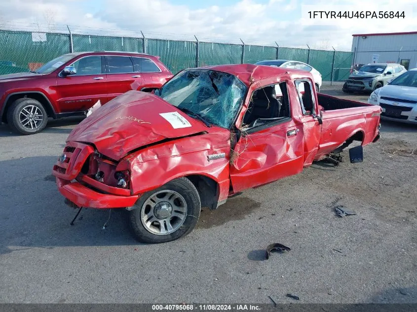 2006 Ford Ranger Sport/Stx/Xlt VIN: 1FTYR44U46PA56844 Lot: 40795068