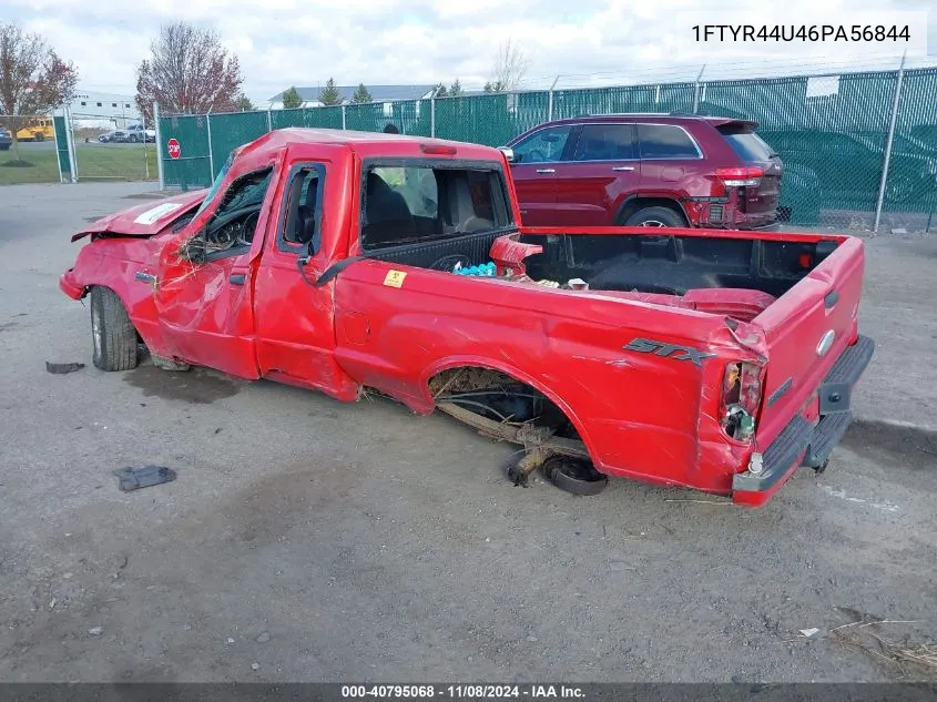 2006 Ford Ranger Sport/Stx/Xlt VIN: 1FTYR44U46PA56844 Lot: 40795068