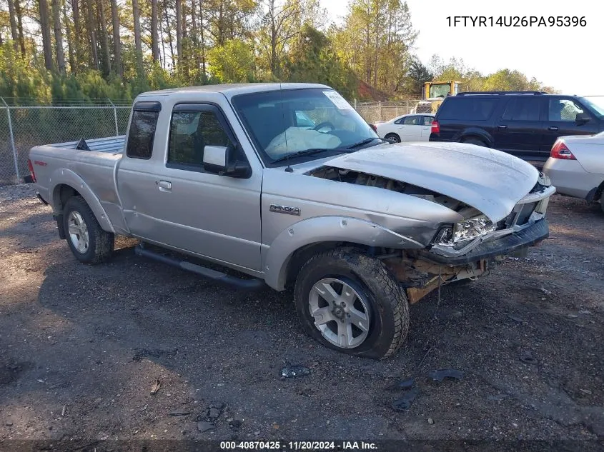 2006 Ford Ranger Sport/Stx/Xl/Xlt VIN: 1FTYR14U26PA95396 Lot: 40870425