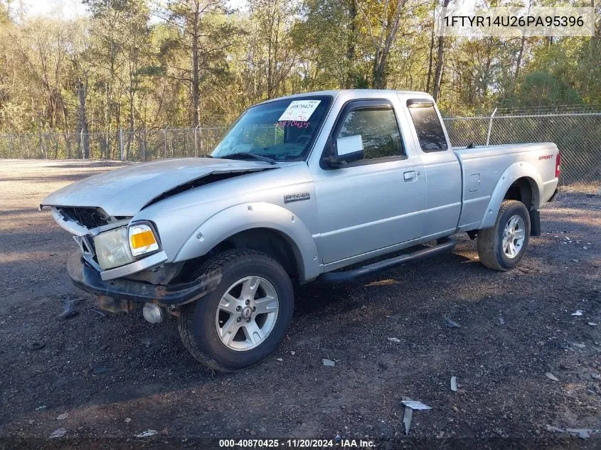 2006 Ford Ranger Sport/Stx/Xl/Xlt VIN: 1FTYR14U26PA95396 Lot: 40870425