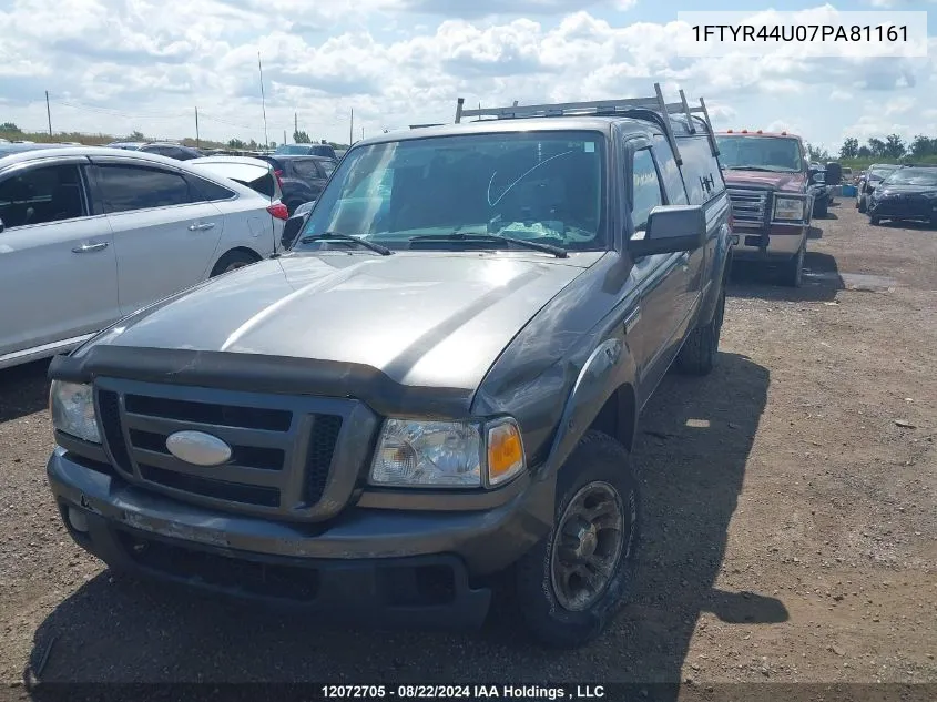 2007 Ford Ranger VIN: 1FTYR44U07PA81161 Lot: 12072705