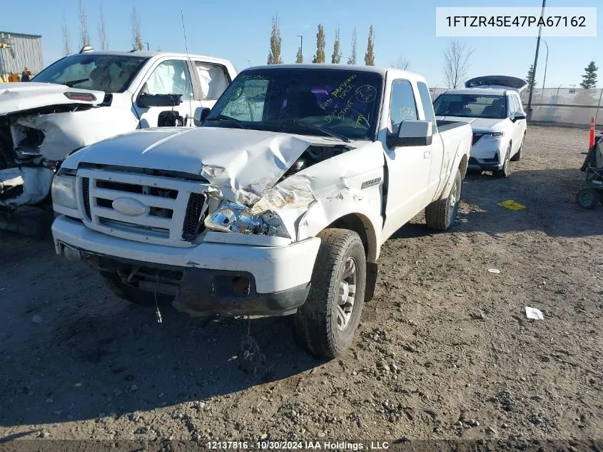 2007 Ford Ranger Super Cab VIN: 1FTZR45E47PA67162 Lot: 12137816