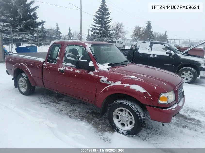 2007 Ford Ranger Super Cab VIN: 1FTZR44U07PA09624 Lot: 30048819