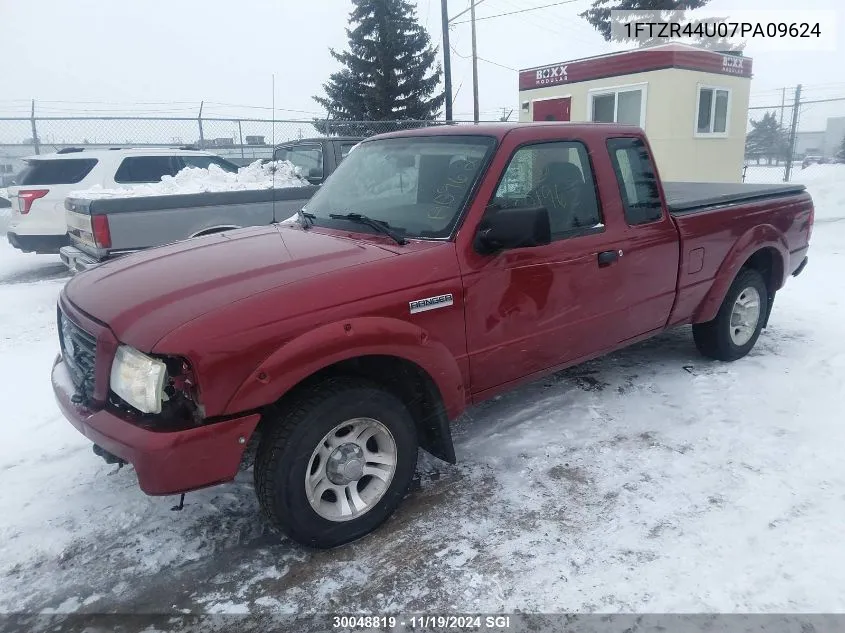 2007 Ford Ranger Super Cab VIN: 1FTZR44U07PA09624 Lot: 30048819