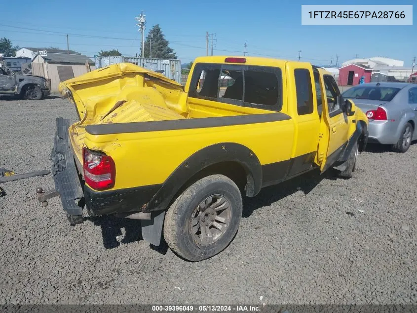 2007 Ford Ranger VIN: 1FTZR45E67PA28766 Lot: 39396049