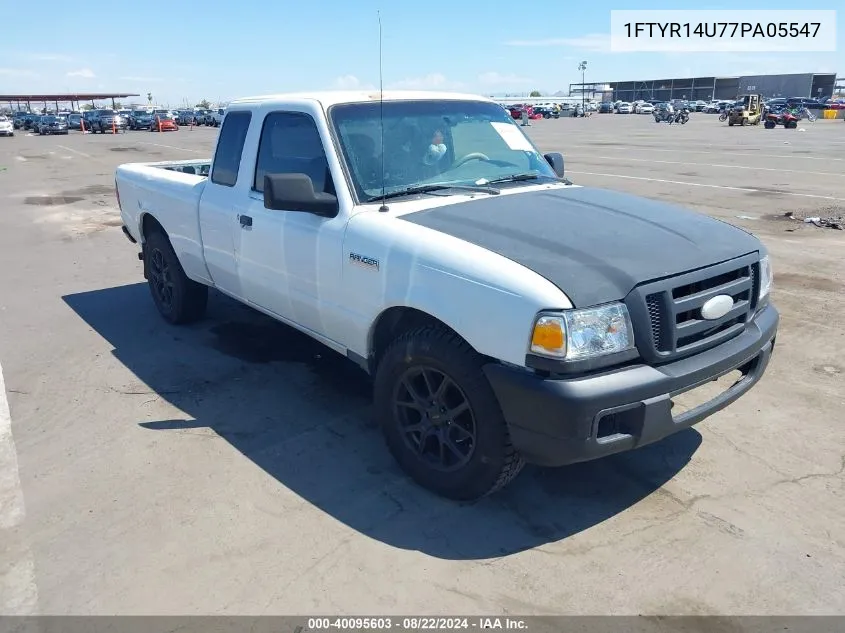 2007 Ford Ranger Sport/Stx/Xl/Xlt VIN: 1FTYR14U77PA05547 Lot: 40095603