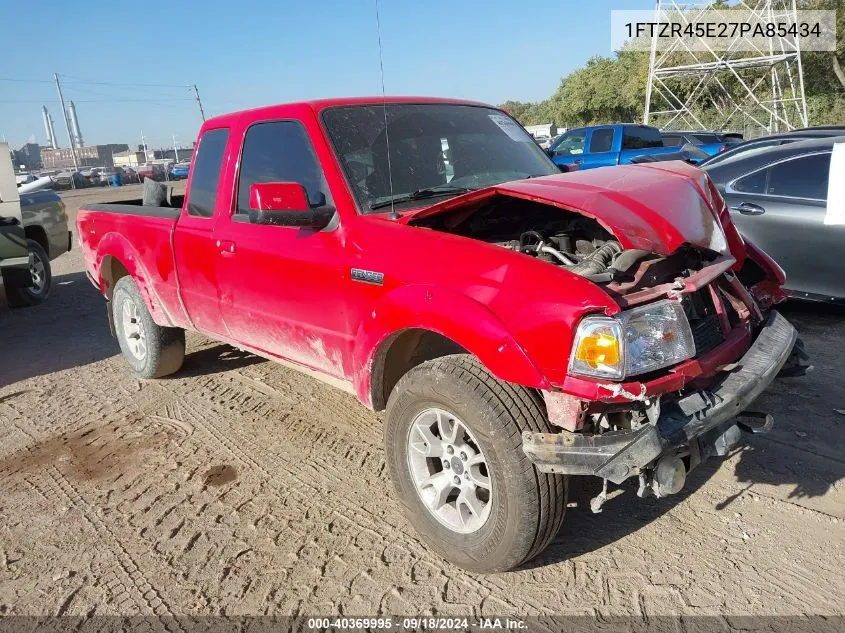 2007 Ford Ranger Super Cab VIN: 1FTZR45E27PA85434 Lot: 40369995