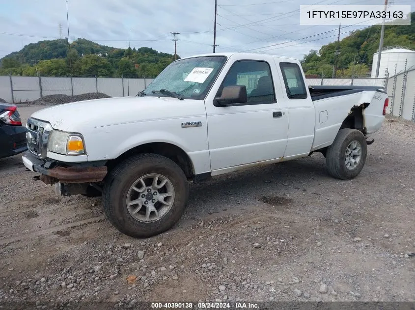 2007 Ford Ranger Super Cab VIN: 1FTYR15E97PA33163 Lot: 40390138