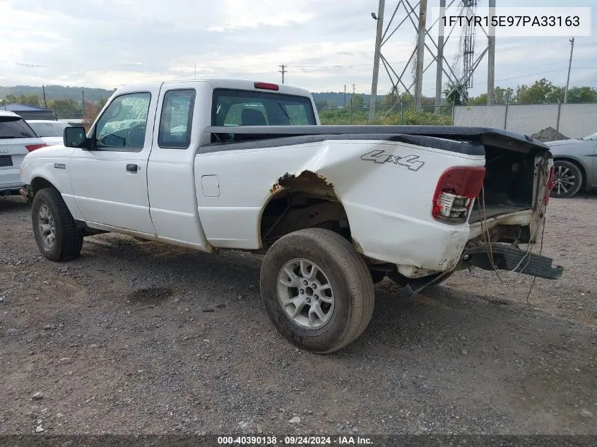 2007 Ford Ranger Super Cab VIN: 1FTYR15E97PA33163 Lot: 40390138