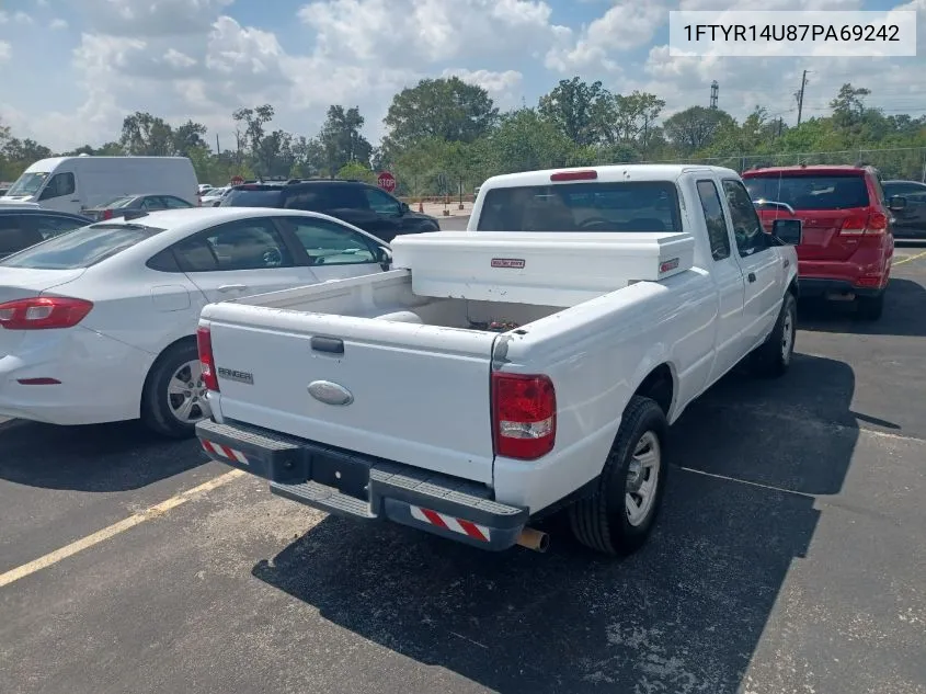 2007 Ford Ranger Sport/Stx/Xl/Xlt VIN: 1FTYR14U87PA69242 Lot: 40408236