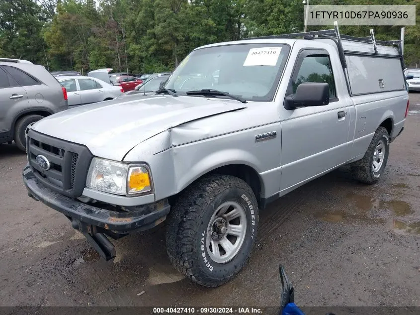 2007 Ford Ranger VIN: 1FTYR10D67PA90936 Lot: 40427410