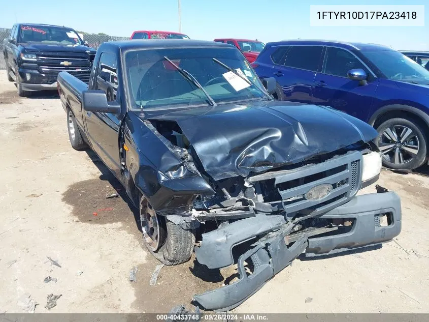 1FTYR10D17PA23418 2007 Ford Ranger