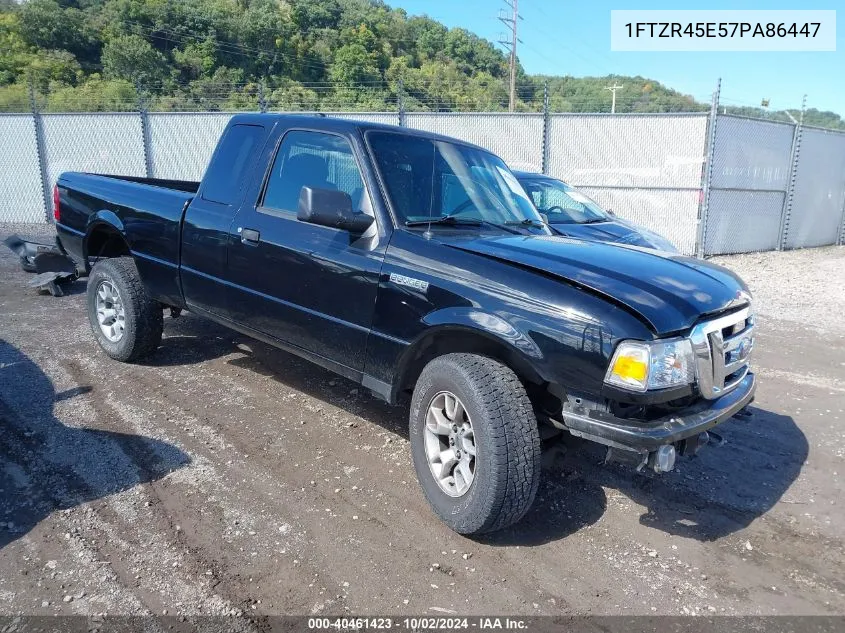 2007 Ford Ranger Fx4 Level Ii/Fx4 Off-Road/Sport/Xlt VIN: 1FTZR45E57PA86447 Lot: 40461423