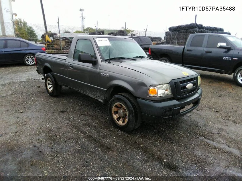 2007 Ford Ranger Stx/Xl/Xlt VIN: 1FTYR10D57PA35488 Lot: 40467776