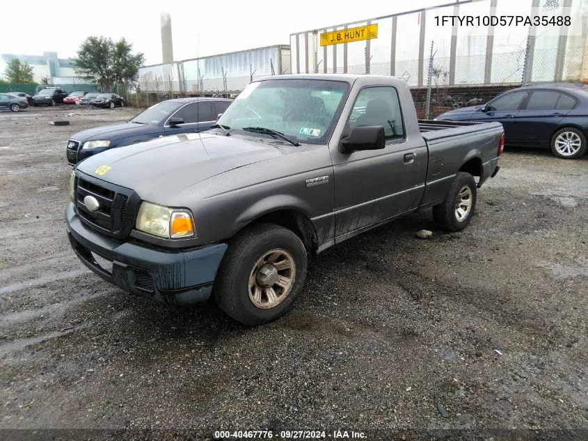 2007 Ford Ranger Stx/Xl/Xlt VIN: 1FTYR10D57PA35488 Lot: 40467776