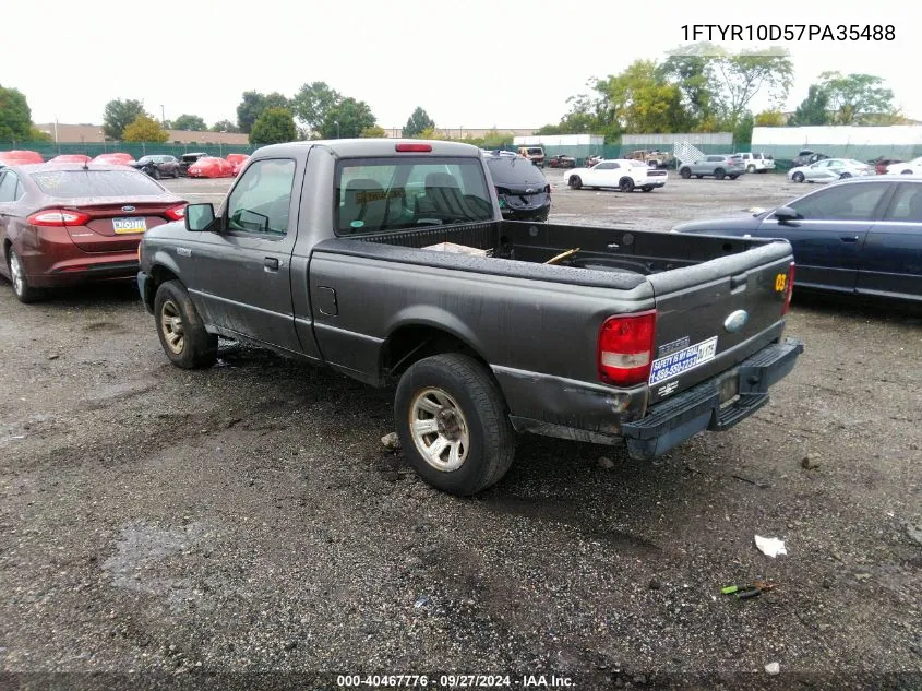 2007 Ford Ranger Stx/Xl/Xlt VIN: 1FTYR10D57PA35488 Lot: 40467776