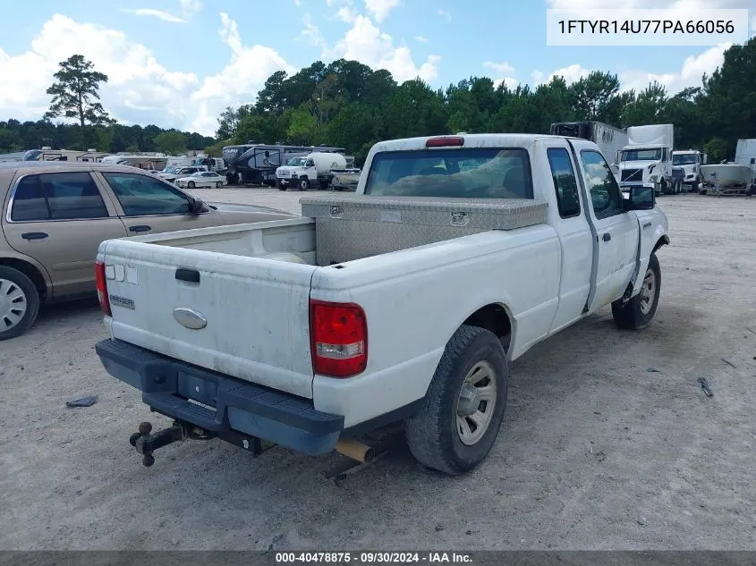 2007 Ford Ranger Sport/Stx/Xl/Xlt VIN: 1FTYR14U77PA66056 Lot: 40478875